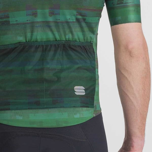 Sportful Glitch Kortærmet Trøje Grøn L Mand