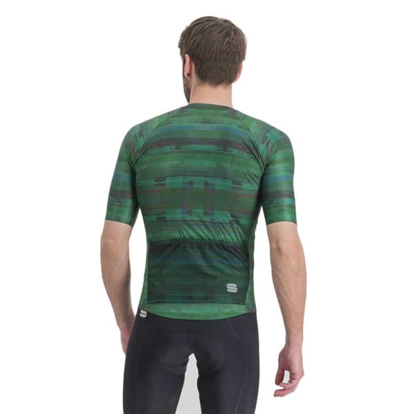 Sportful Glitch Kortærmet Trøje Grøn L Mand