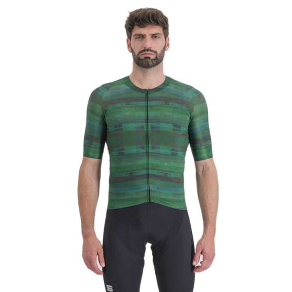 Sportful Glitch Kortærmet Trøje Grøn L Mand