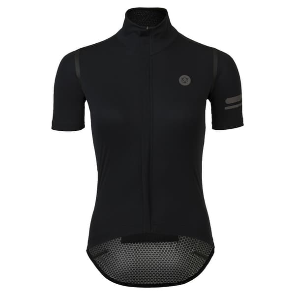 Agu Premium Rain Korta ärmar Cykeltröja Svart XS Kvinna