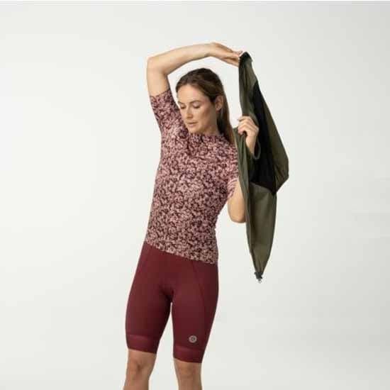 Agu Mini Flower Essential Kortærmet Trøje Rosa XS Kvinde