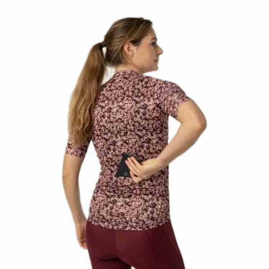 Agu Mini Flower Essential Kortærmet Trøje Rosa XS Kvinde