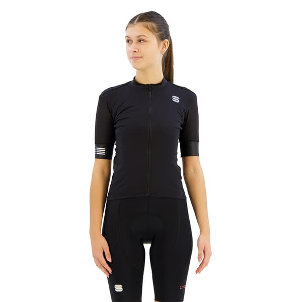 Sportful Srk Korta ärmar Cykeltröja Svart XL Kvinna
