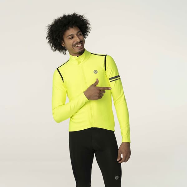 Agu Performance Rain Langærmet Trøje Gul 2XL Mand