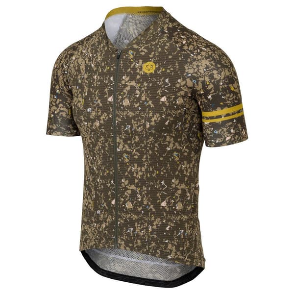 Agu High Summer V Trend Recycled Plastic 1 Korta ärmar Cykeltröja Grönt 2XL Man