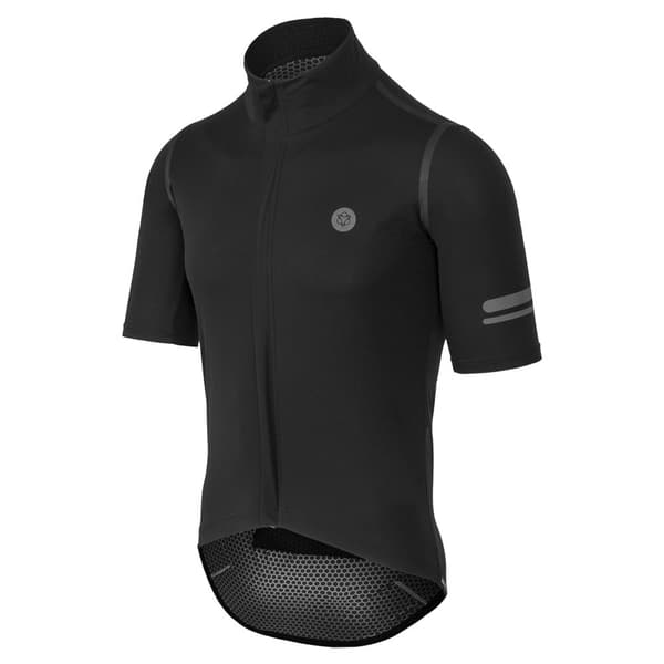 Agu Premium Rain Korta ärmar Cykeltröja Svart XL Man