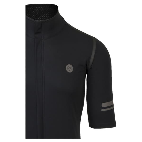 Agu Premium Rain Korta ärmar Cykeltröja Svart XL Man