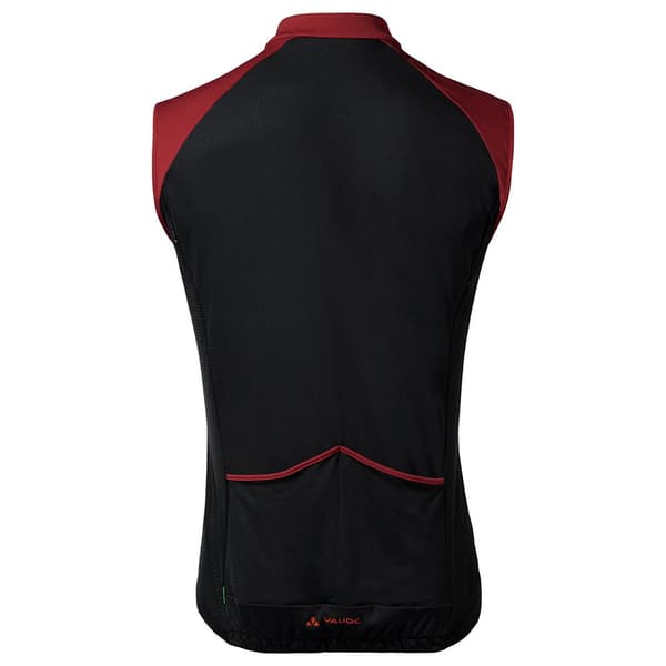 Vaude Bike Posta Fz Tricot Sl Ärmlös Cykeltröja Röd,Svart 2XL Man