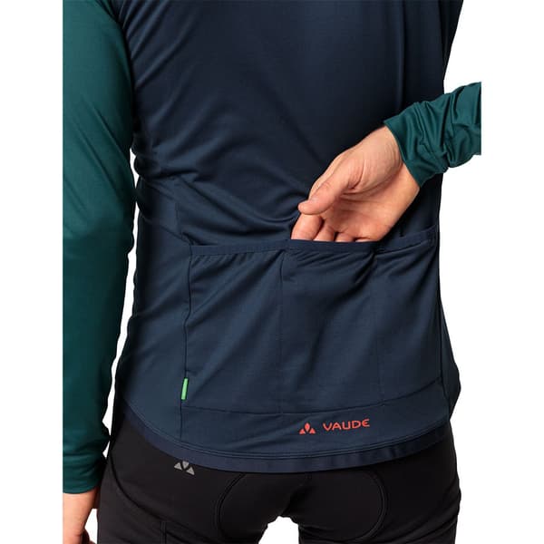 Vaude Bike Posta Pitkähihainen Trikoo Vihreä S Mies