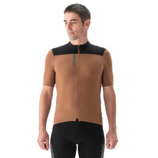 Mavic Allroad Cargo Kortærmet Trøje Brun XL Mand
