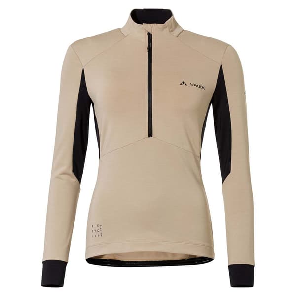 Vaude Bike Kuro Pitkähihainen Trikoo Beige 40 Nainen