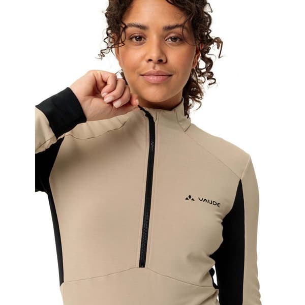 Vaude Bike Kuro Pitkähihainen Trikoo Beige 40 Nainen