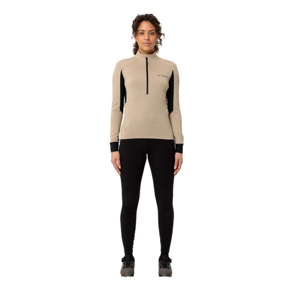 Vaude Bike Kuro Pitkähihainen Trikoo Beige 40 Nainen