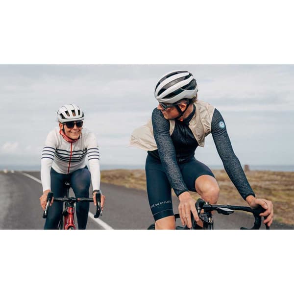 CafÉ Du Cycliste Marguerite Langærmet Trøje Blå S Mand