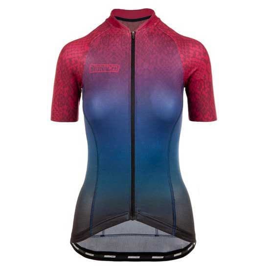 Bioracer Vesper Kortærmet Trøje Blå,Rosa XS Kvinde