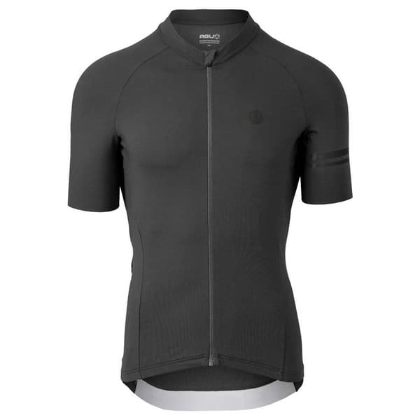 Agu Solid Performance Korta ärmar Cykeltröja Svart 3XL Man