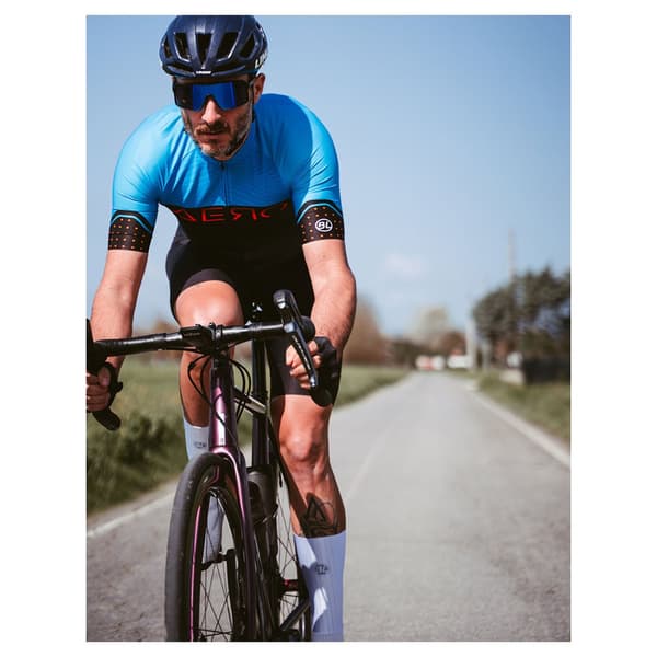 Bicycle Line Aero S2 Kortærmet Trøje Blå L Mand