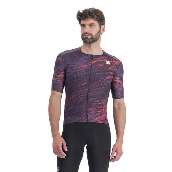 Sportful Cliff Supergiara Korta ärmar Cykeltröja Blå 2XL Man