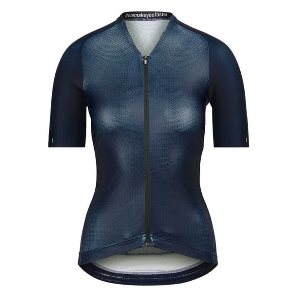 Bioracer Icon Coldblack Kortærmet Trøje Blå S Kvinde