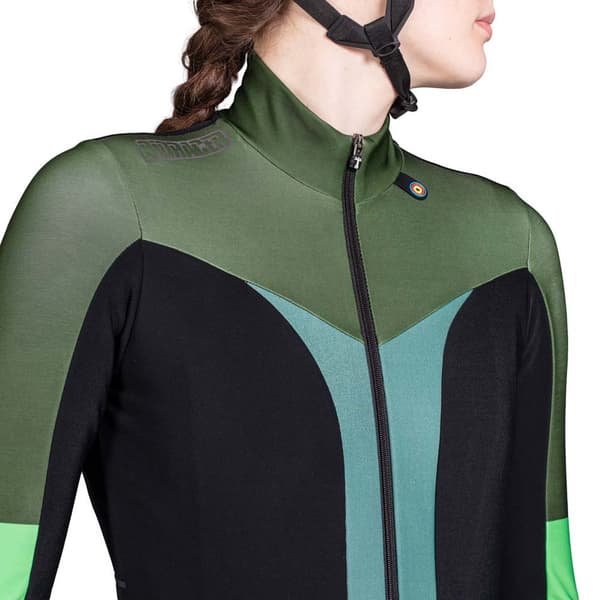Bioracer Vesper Tempest Thermal Langærmet Trøje Grøn M Kvinde