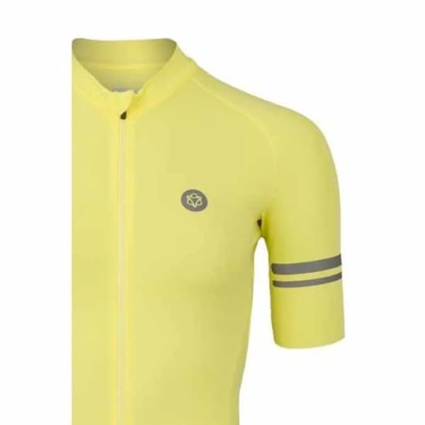 Agu Solid Performance Korta ärmar Cykeltröja Gul XS Kvinna