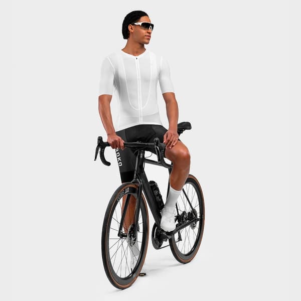 Siroko Srx Pro Ardiden Korta ärmar Cykeltröja Vit 2XL Man