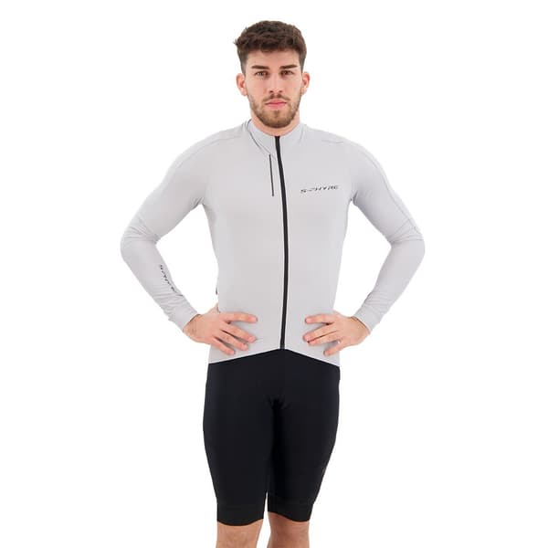Shimano S-phyre Thermal Langærmet Trøje Hvid S Mand