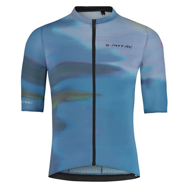 Shimano S-phyre Leggera Kortærmet Trøje Blå XL Mand