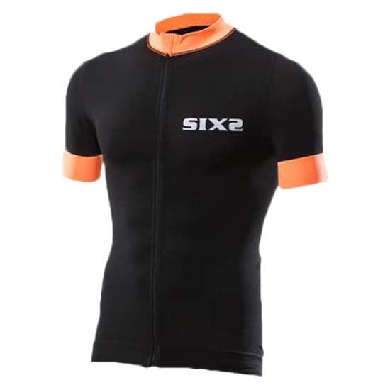 Sixs Stripes Korta ärmar Cykeltröja Svart S Man