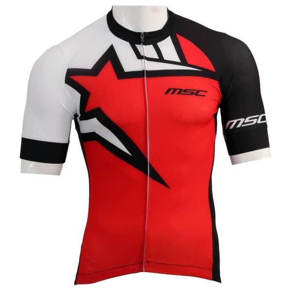 Msc Pro Race Korta ärmar Cykeltröja Röd XS Man