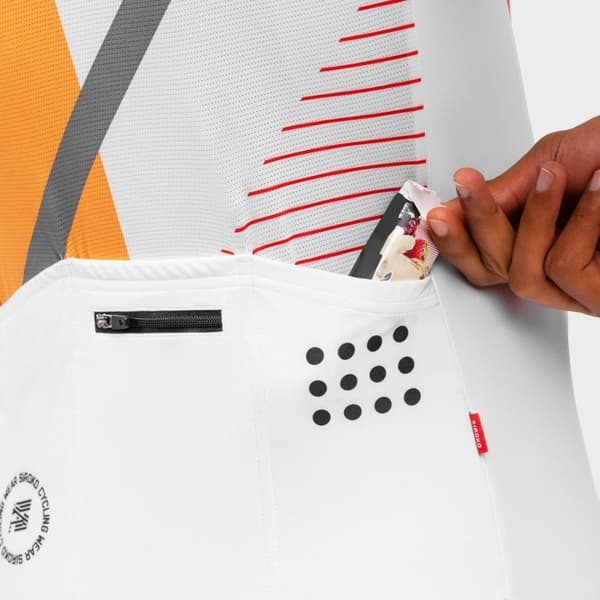 Siroko M2 Finish Line Pitkähihainen Trikoo Valkoinen 2XL Mies