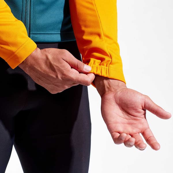 Pearl Izumi Quest Amfib Pitkähihainen Trikoo Keltainen,Sininen M Mies