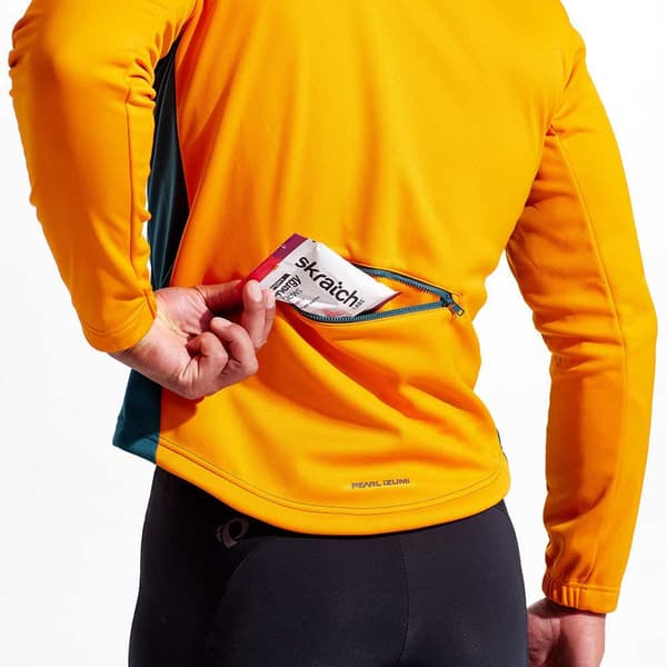 Pearl Izumi Quest Amfib Pitkähihainen Trikoo Keltainen,Sininen M Mies