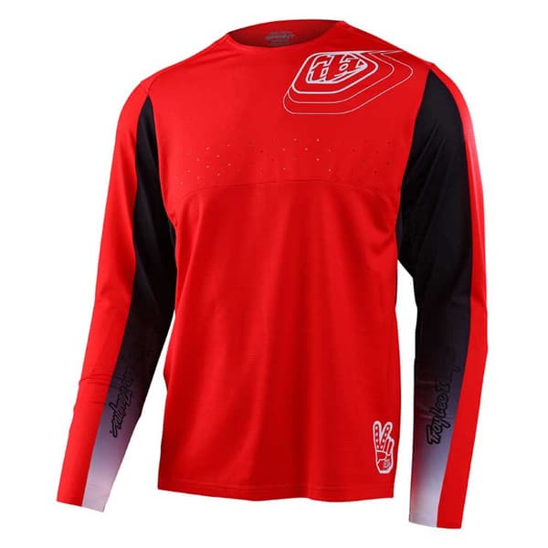Troy Lee Designs Sprint Långärmad Endurotröja Röd M Man