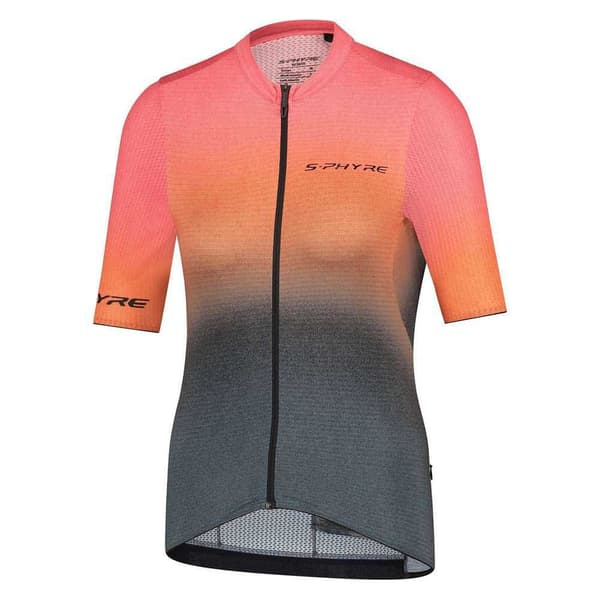 Shimano S-phyre Leggera Kortærmet Trøje Sort,Rosa M Kvinde