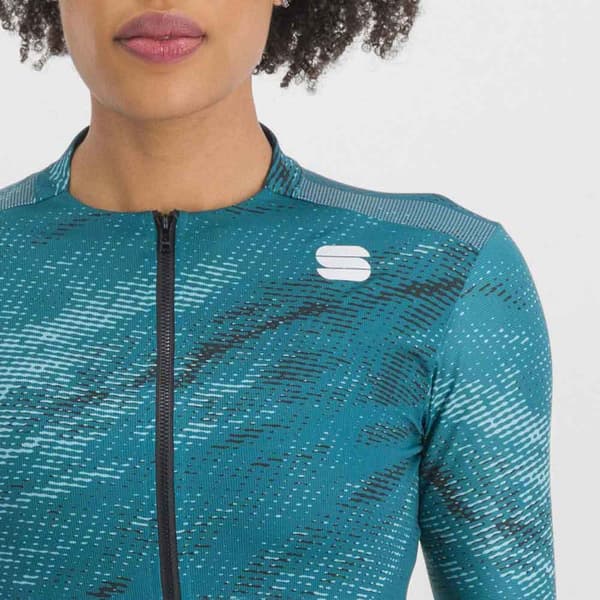 Sportful Cliff Supergiara Lyhythihainen Pyöräilypaita Sininen XS Nainen