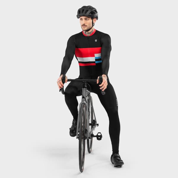 Siroko M2 Riemst Långärmad Trikå Svart XL Man