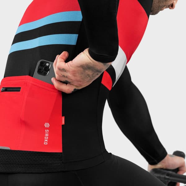 Siroko M2 Riemst Långärmad Trikå Svart XL Man