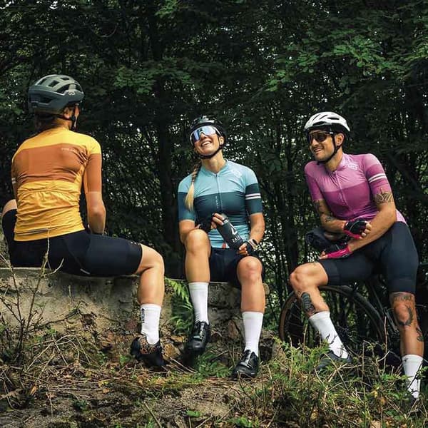 Ges Korta ärmar Cykeltröja Blå XS Man