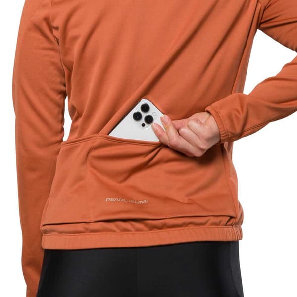 Pearl Izumi Quest Thermal Langærmet Trøje Orange L Kvinde