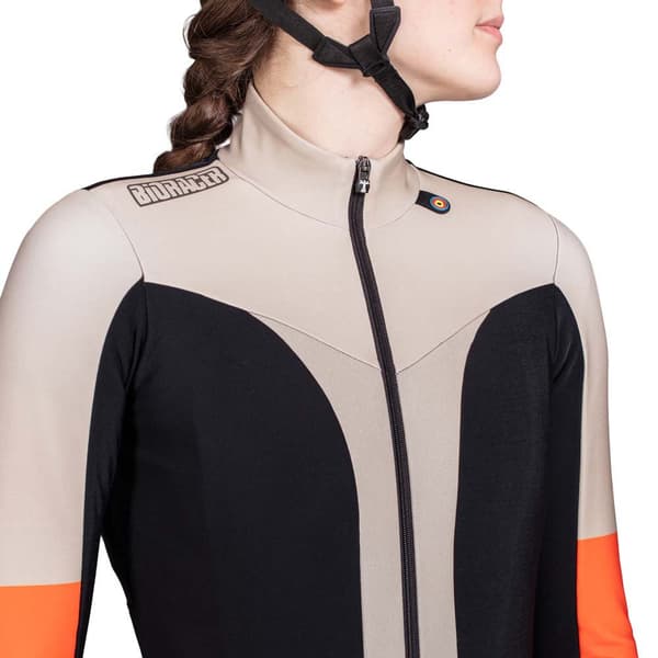 Bioracer Vesper Tempest Thermal Langærmet Trøje Orange S Kvinde