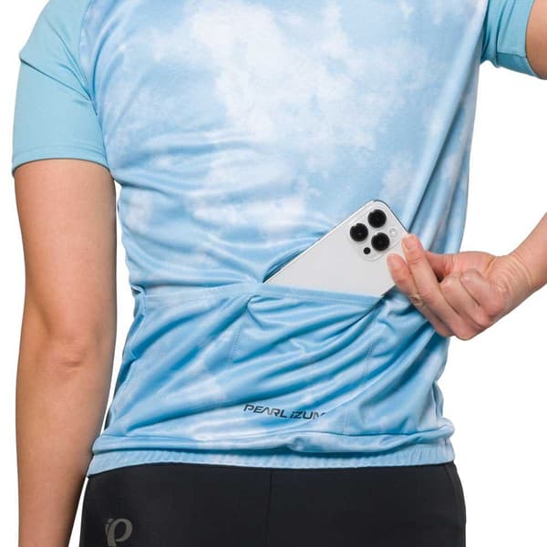 Pearl Izumi Quest Graphic Kortærmet Trøje Blå M Kvinde