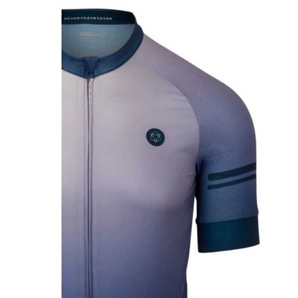 Agu Gradient Essential Korta ärmar Cykeltröja Blå M Man