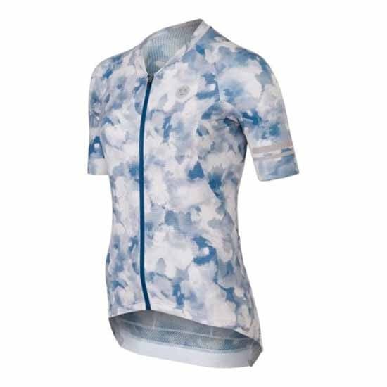 Agu High Summer Performance Korta ärmar Cykeltröja Blå 2XL Kvinna