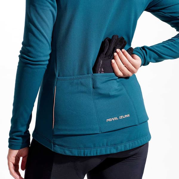 Pearl Izumi Attack Thermal Långärmad Trikå Blå M Kvinna