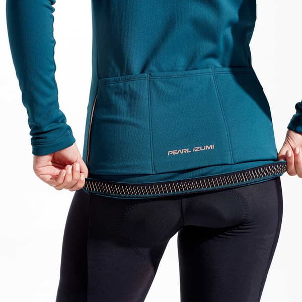 Pearl Izumi Attack Thermal Långärmad Trikå Blå L Kvinna