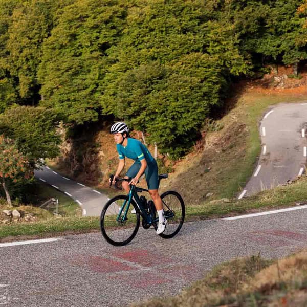 Etxeondo Mendia Lyhythihainen Pyöräilypaita Sininen XL Nainen