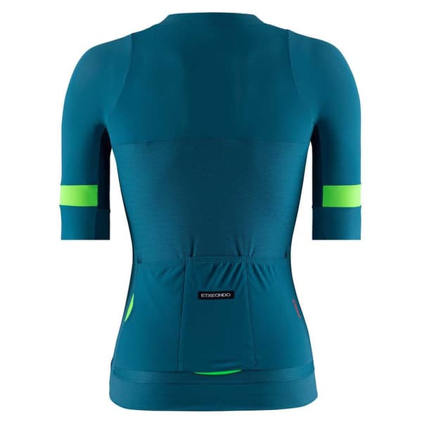 Etxeondo Mendia Lyhythihainen Pyöräilypaita Sininen XL Nainen