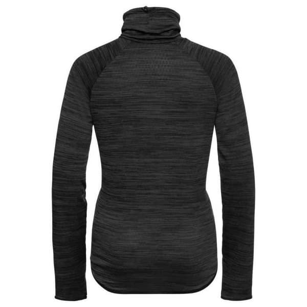 Kvinnors löpartröja ODLO RUN EASY WARM - Svart - Långärmad - Ventilerande
