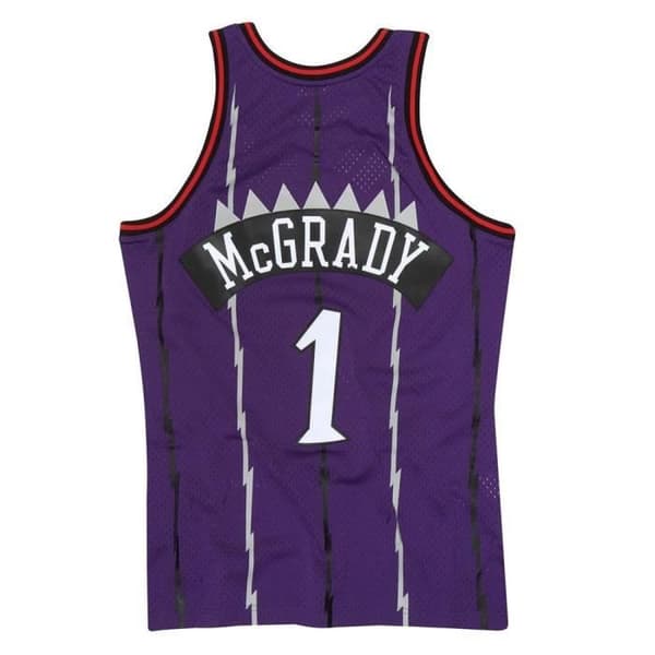 T-shirt MITCHELL &amp; NESS Nba Toronto Raptors Tracy Mcgrady Swingman Jersey Lila - Man/Adult
